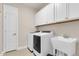 Well-equipped laundry room with modern appliances, ample storage, and a convenient sink at 1115 Old Field Dr, Summerville, SC 29483