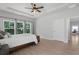 Bright and spacious main bedroom with large windows providing natural light and scenic views of the backyard at 1136 Kane Blue, Summerville, SC 29485