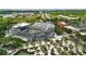 Stunning aerial view of the Credit One Stadium, neighborhood, and landscape at 116 Cartright St, Daniel Island, SC 29492