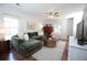 Comfortable living room features hardwood floors, abundant natural light, and stylish decor at 122 Avalon Rd, Summerville, SC 29483