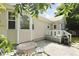 Quaint backyard featuring a patio and seating area, perfect for outdoor relaxation and dining at 1493 Little Rock Blvd, Charleston, SC 29412