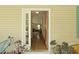 Inviting entryway offering a glimpse into the home's open layout and hardwood floors at 1493 Little Rock Blvd, Charleston, SC 29412