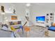 Comfortable living room seamlessly connects to a bright dining area and entertainment space at 1723 Live Oak Park, Seabrook Island, SC 29455