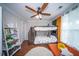 ' bedroom with bunkbeds, reading nook, and fun decorative elements throughout the room at 1726 Winfield Way, Charleston, SC 29414