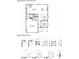Layout for the Drexel floor plan, showcasing kitchen, breakfast nook, living room, dining room and two-car garage at 206 Palfrey Dr, Ridgeville, SC 29472