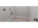 Laundry room with tile flooring, utility connections, and neutral paint at 206 Palfrey Dr, Ridgeville, SC 29472