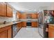 Bright kitchen with granite counters, stainless steel appliances, and plenty of cabinet space at 207 Breckingridge Dr, Ladson, SC 29456