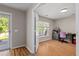 Bright office with hardwood floors, a window, and a desk area, perfect for working from home at 207 Breckingridge Dr, Ladson, SC 29456