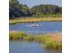 Scenic waterfront view showcasing native birds resting in their natural habitat at 226 Old House Ln, Dewees Island, SC 29451