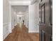 Inviting entryway featuring hardwood floors and open access to the living area at 259 Huguenot Trl, Huger, SC 29450