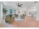 Bright living room featuring natural light, stylish furniture, and an open floor plan at 2608 Seymour Ave, North Charleston, SC 29405