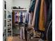 Organized walk-in closet featuring ample shelving and hanging space at 2879 River Vista Way, Mount Pleasant, SC 29466