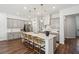 Bright and open kitchen with a large island, stainless appliances, and pendant lighting at 3082 Emma Ln, Mount Pleasant, SC 29466