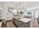 Open-concept kitchen features a large island and seamless flow into the living area at 3082 Emma Ln, Mount Pleasant, SC 29466