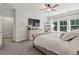 Tranquil main bedroom features lots of natural light and a light color palette to maximize space at 3082 Emma Ln, Mount Pleasant, SC 29466