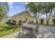 Outdoor patio area with table and chairs for outdoor relaxation at 312 Germander Ave, Summerville, SC 29483