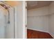 Walk in closet featuring a shower and open shelves at 3198 Conservancy Ln, Charleston, SC 29414