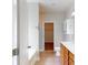 Bathroom featuring tile floors, wooden cabinets and dual sinks at 3198 Conservancy Ln, Charleston, SC 29414