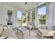 Relaxing screened porch with comfortable seating and backyard views at 3224 Hatchway Dr, Mount Pleasant, SC 29466