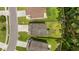 Aerial view of a home with a fenced backyard, trees, and neighboring houses at 339 Iveson Rd, Summerville, SC 29486