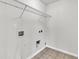 Clean laundry room with tile flooring and utility hookups at 354 Beachgrass Ln, Summerville, SC 29486