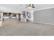 Open concept view of living room, stairs and kitchen at 354 Beachgrass Ln, Summerville, SC 29486