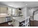 Bright kitchen featuring stainless appliances, a center island, and ample counter space at 4419 Louisa Lane Ln, North Charleston, SC 29405