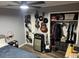 Bedroom with closet and guitars displayed, offering storage and a personal touch at 4470 Farmwood Ct, Ladson, SC 29456