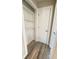 Storage closet with shelving and door at 449 Estates Dr, Walterboro, SC 29488