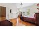 Comfortable bedroom featuring hardwood floors and large windows for natural light at 4626 O'Hear Ave, North Charleston, SC 29405