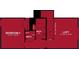 Layout of upper-level floor plan showing bedrooms, bath, and loft space at 464 White Magnolia St, Moncks Corner, SC 29461