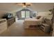 Bedroom featuring a ceiling fan, natural light, and neutral decor at 5008 W W Liberty Meadows Dr, Summerville, SC 29485