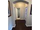 Inviting hallway with archway and views into bathroom and other rooms at 5008 W W Liberty Meadows Dr, Summerville, SC 29485