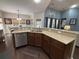 Kitchen with granite countertops, stainless steel appliances, and breakfast bar at 5008 W W Liberty Meadows Dr, Summerville, SC 29485
