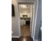 Functional laundry room with modern washer and dryer and plenty of storage at 5008 W W Liberty Meadows Dr, Summerville, SC 29485