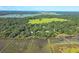 A peaceful aerial view of waterfront homes nestled amongst lush trees and sprawling green fields at 5084 Timber Race Crse, Hollywood, SC 29449