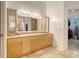 Bathroom with and vanities, stone floors, and recessed lighting at 5084 Timber Race Crse, Hollywood, SC 29449