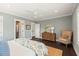 Bright, airy main bedroom with hardwood floors, neutral walls, and natural light from a window at 55 Seagrass Ln, Isle of Palms, SC 29451