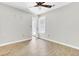 Bedroom with ceiling fan and french doors leading to an outside space at 703 Temple Rd # A, Ladson, SC 29456