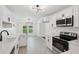 Beautifully remodeled kitchen featuring modern appliances and white cabinets at 747 Brant Rd, Charleston, SC 29414