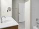 Bathroom featuring white cabinets, sink, and toilet at 8800 Dorchester Rd # 2004, North Charleston, SC 29420