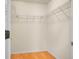 View of a walk-in closet with metal shelving at 8800 Dorchester Rd # 2004, North Charleston, SC 29420