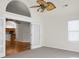Bright living area featuring french doors and view into the kitchen at 8800 Dorchester Rd # 2004, North Charleston, SC 29420