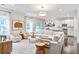 Inviting living room with modern furnishings and an open layout, connecting to the kitchen at 914 Dill Ave, Charleston, SC 29412