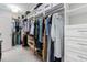 Spacious walk-in closet with custom shelving and ample storage for clothing, shoes, and accessories at 105 Philips Park St, Summerville, SC 29486