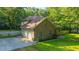 Aerial view of a brick house with two car garage at 107 Joes Ln, Summerville, SC 29486