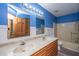 Bathroom with a double sink vanity and ample lighting at 107 Joes Ln, Summerville, SC 29486
