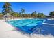 A beautifully maintained large outdoor swimming pool is perfect for recreation and exercise at 112 Riviera Dr, Summerville, SC 29483