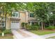 Charming two-story townhouse with an attached garage and well-manicured front yard at 114 Grand Palm Ln, Summerville, SC 29485