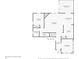 First floor layout featuring a living room, kitchen, dining room, bedroom, and screened porch at 1302 Paint Horse Ct, Mount Pleasant, SC 29429